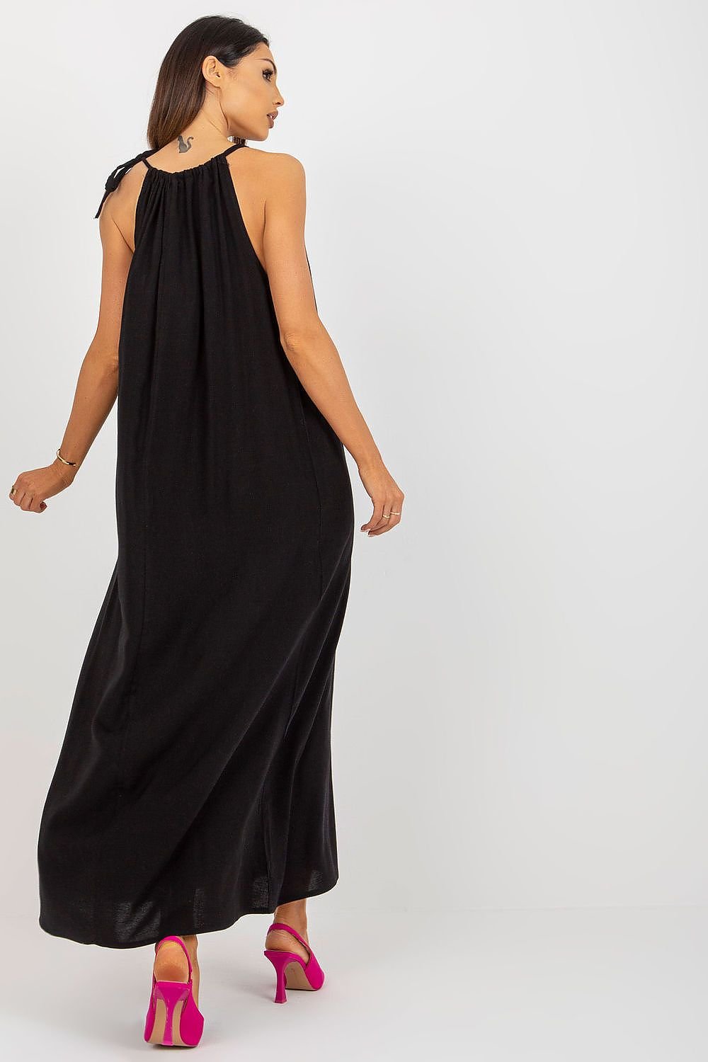 Tied Straps Maxi Dress