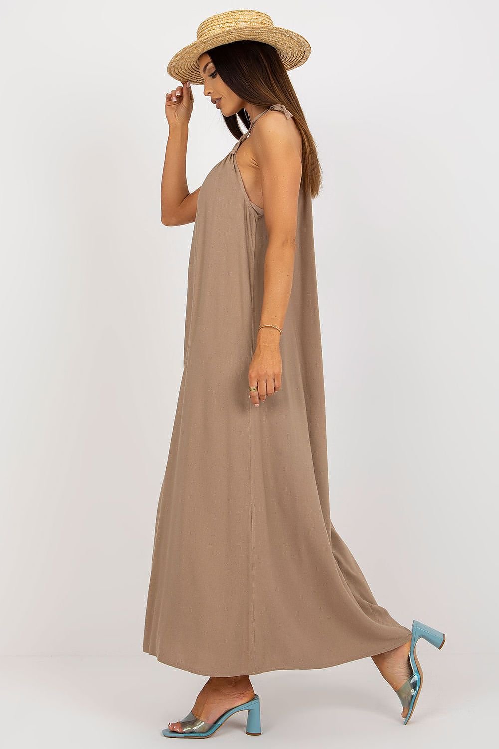 Tied Straps Maxi Dress