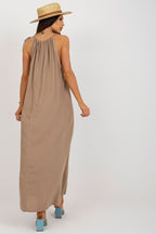 Tied Straps Maxi Dress