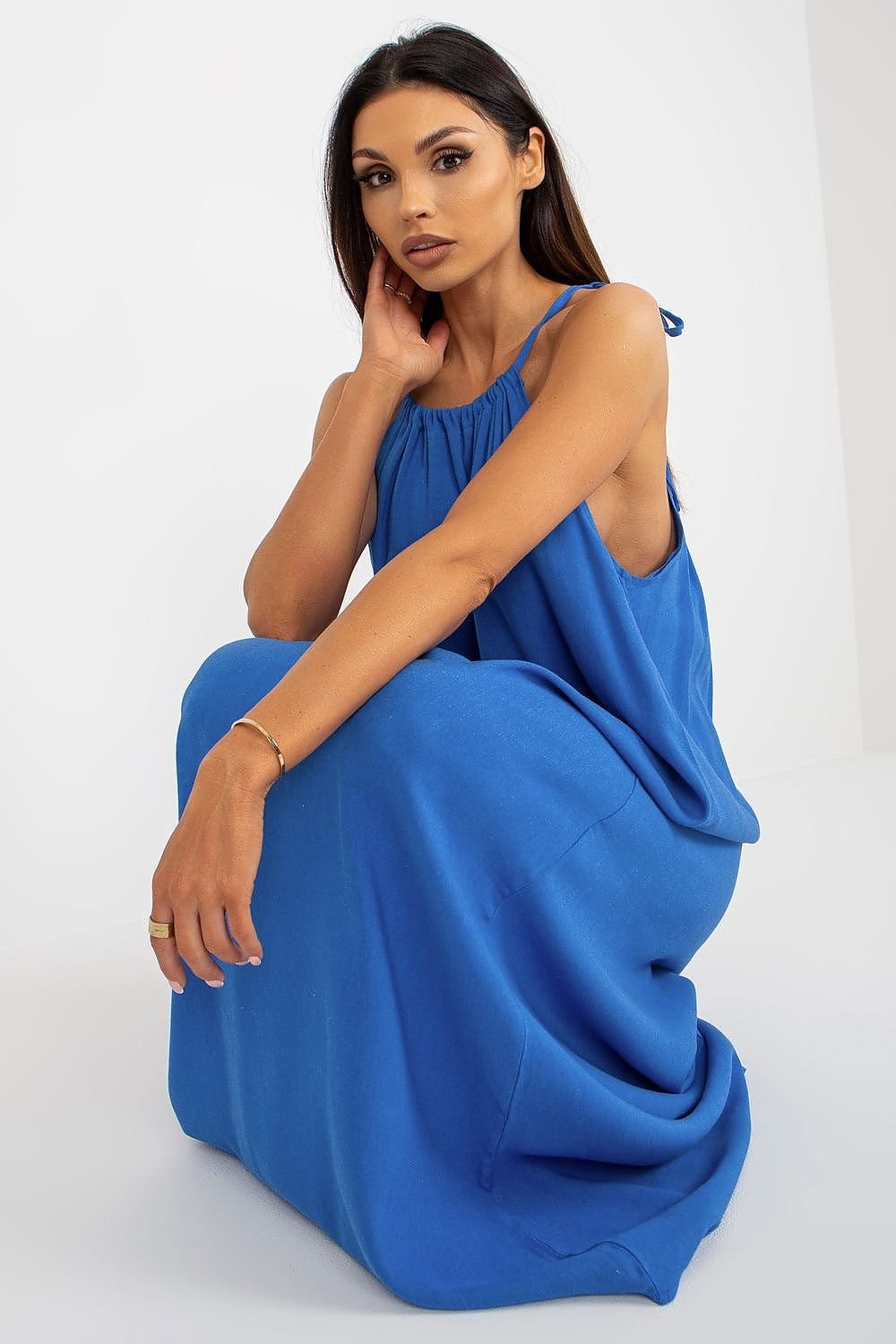 Tied Straps Maxi Dress