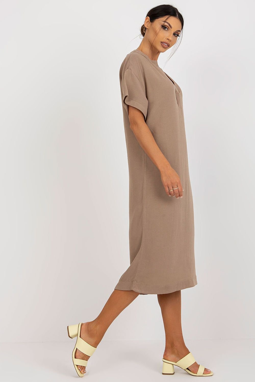 Shirt Cut Slit Daydress