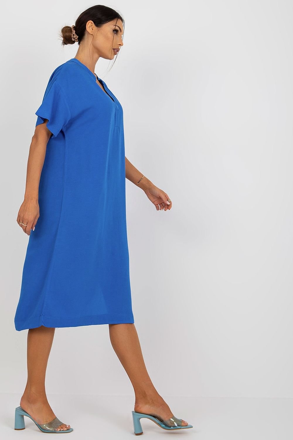 Shirt Cut Slit Daydress