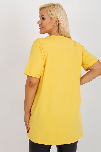 Three Points W Plus Size Pocket Tee