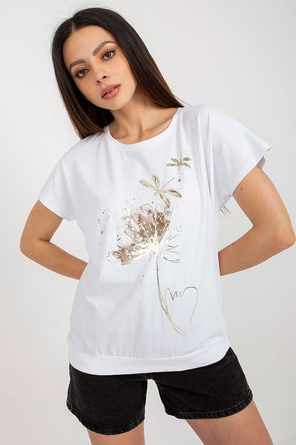 Nature Motif Graphic T-Shirt