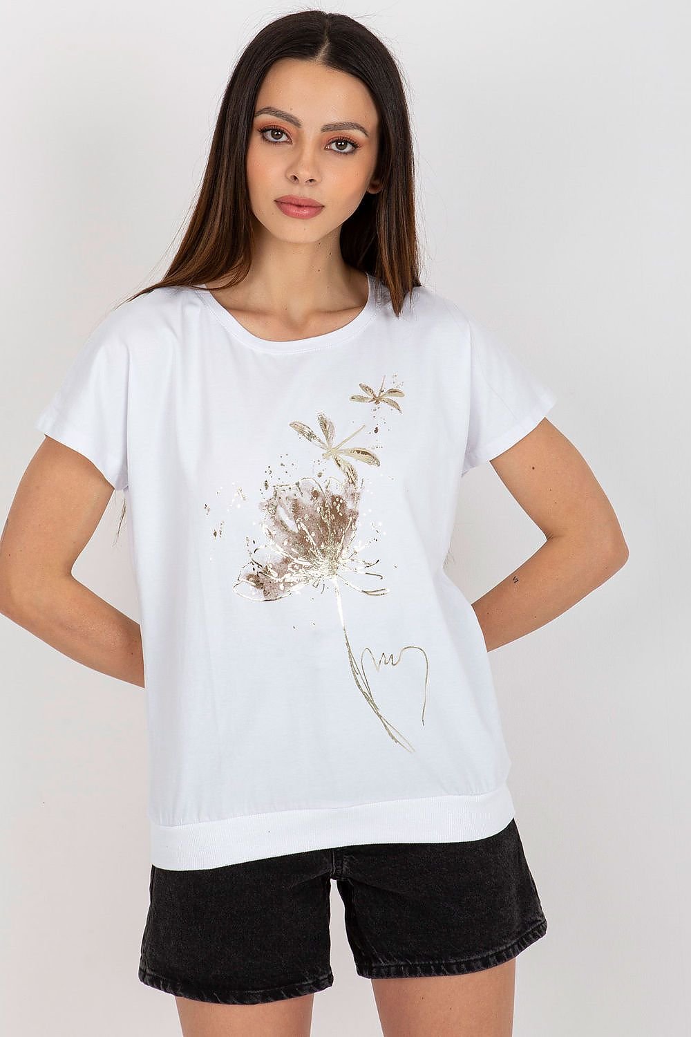 Nature Motif Graphic T-Shirt