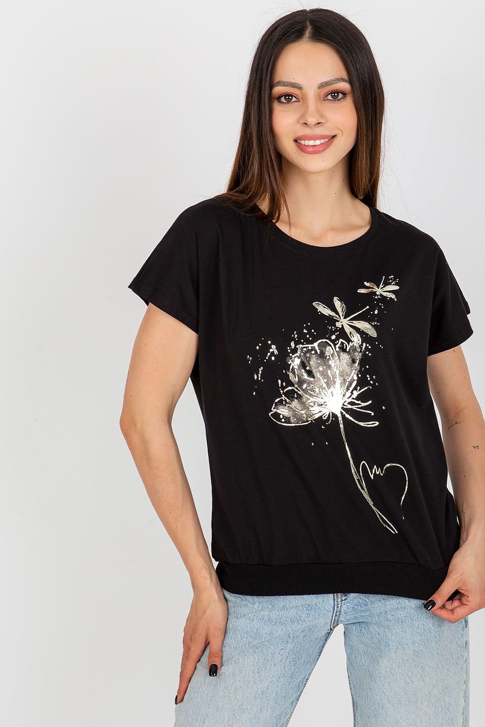 Nature Motif Graphic T-Shirt