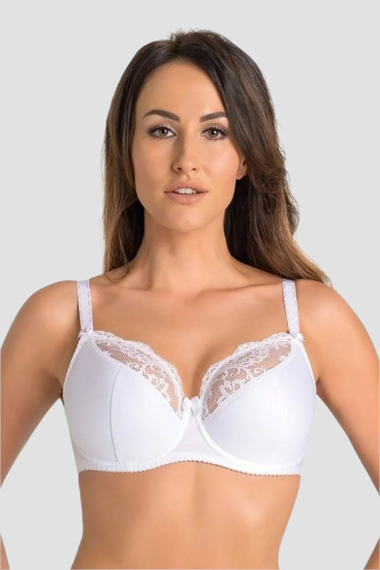 Estel Semi-Soft Padded Bra White