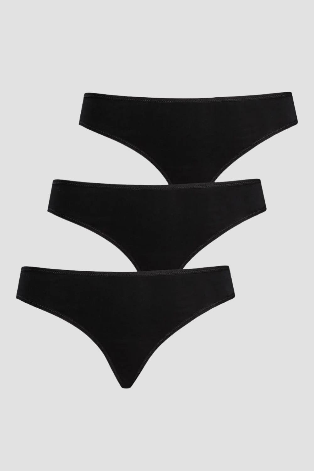 T-Back Bamboo Thongs Set | 3 pcs