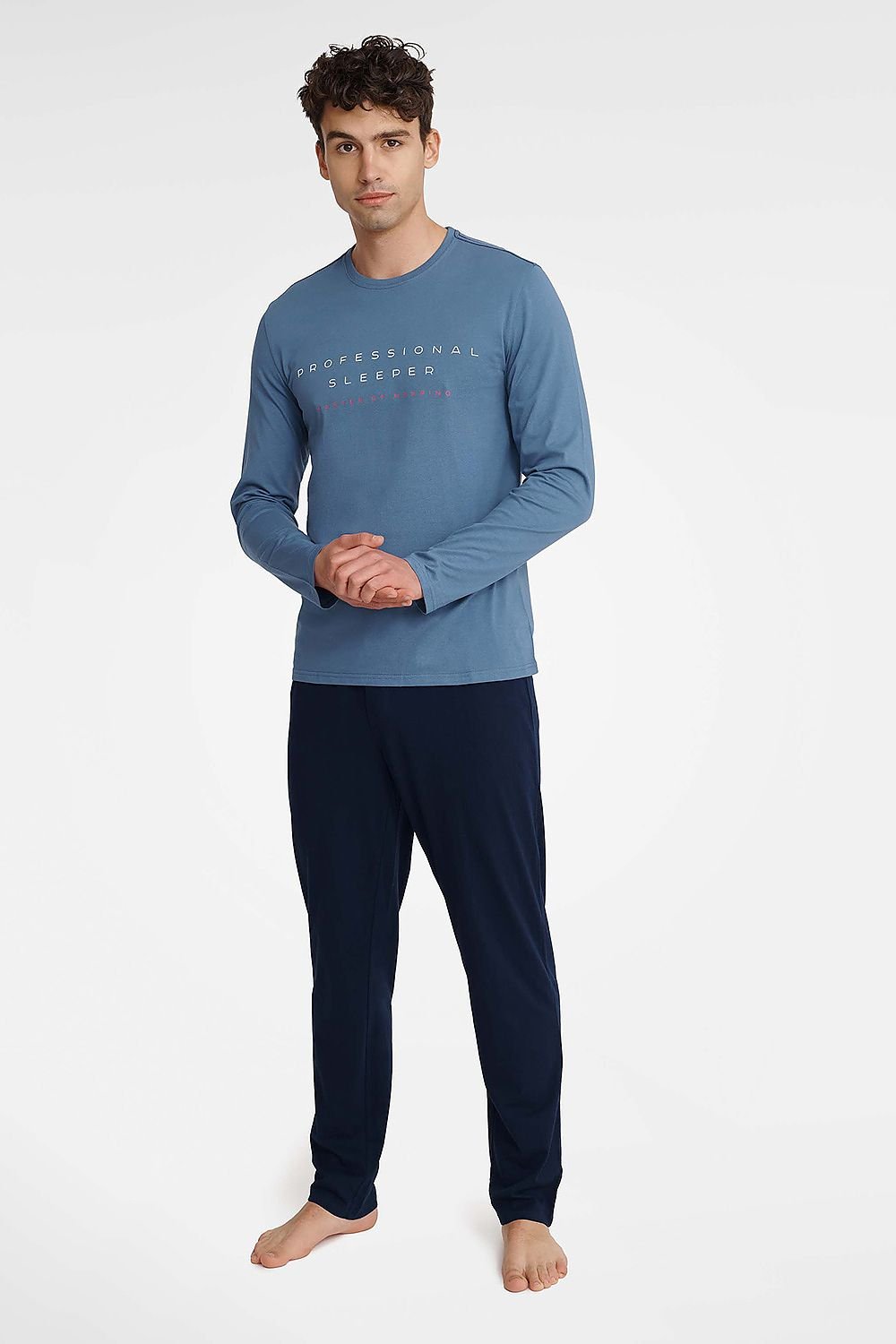 Long Sleeve Tee & Pants Pajama Set