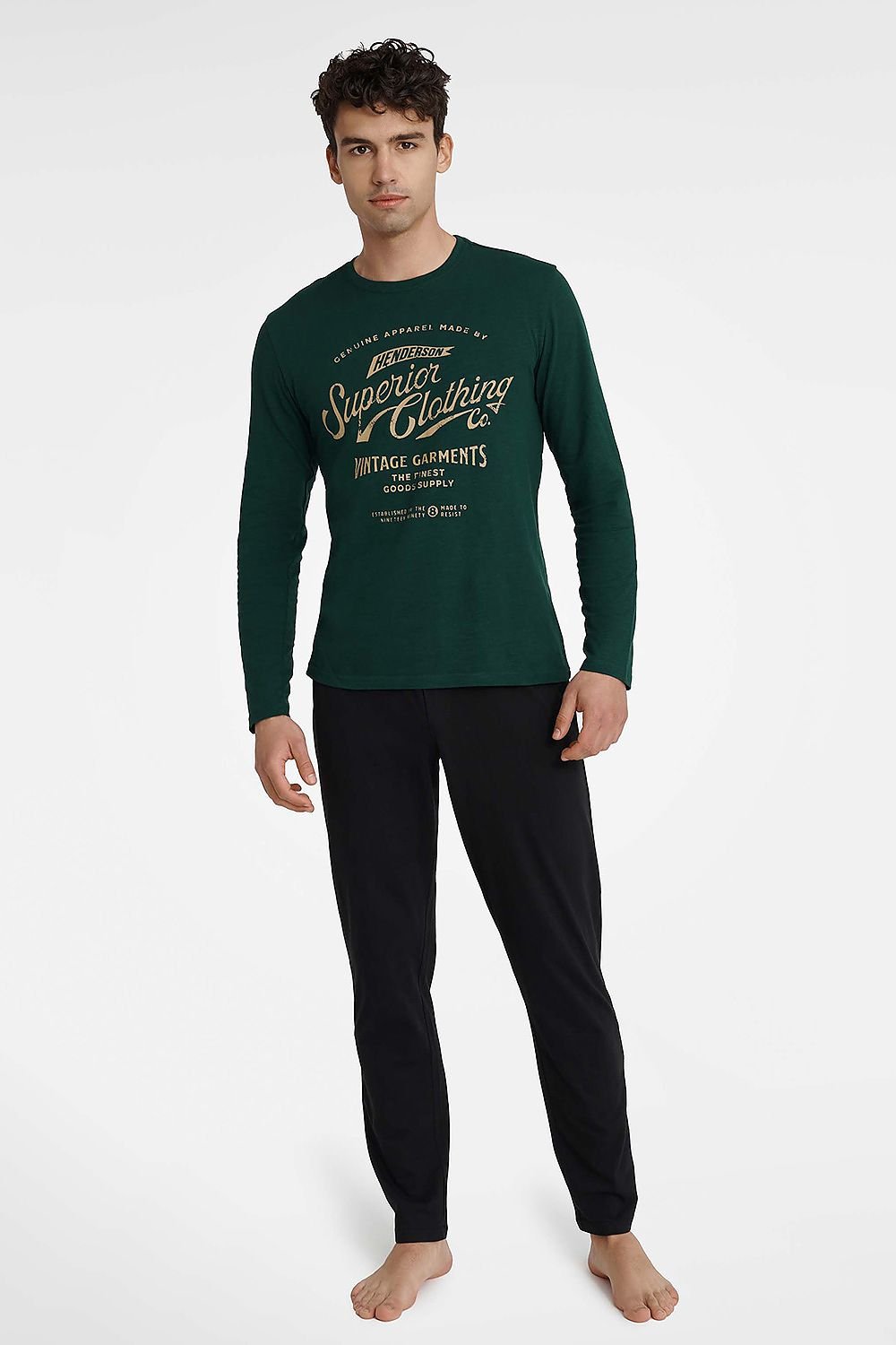 Superior Pajama Set Dark Green