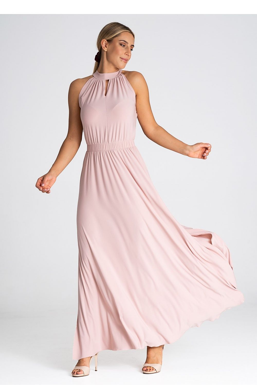 Sleeveless Cocktail Maxi Dress