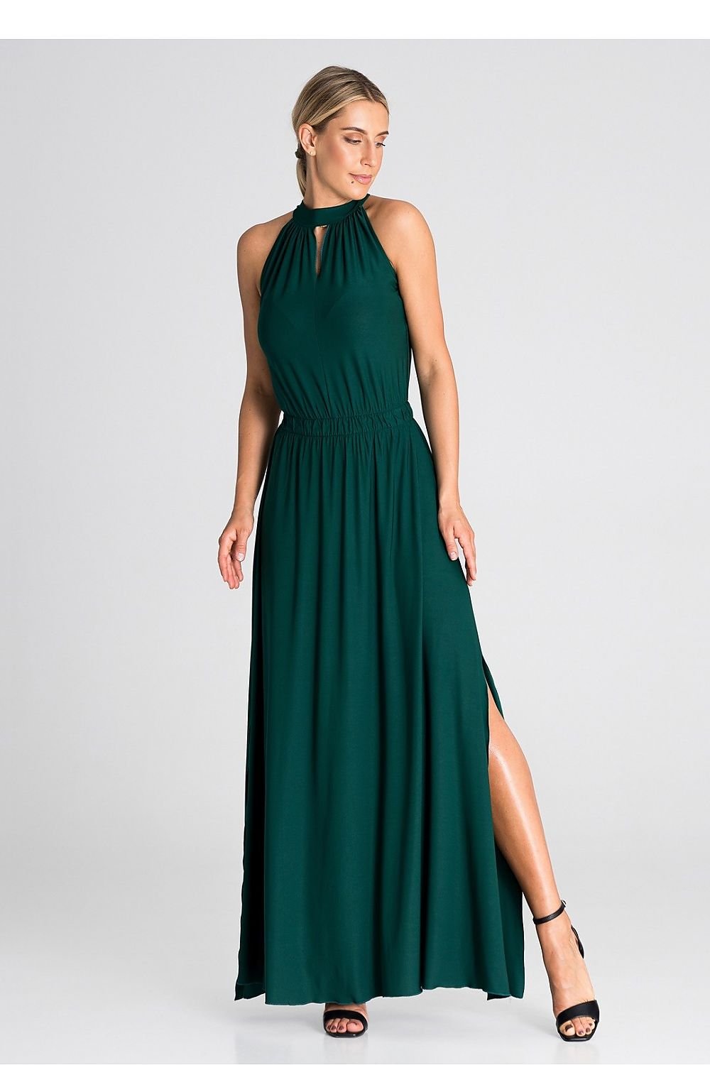 Sleeveless Cocktail Maxi Dress