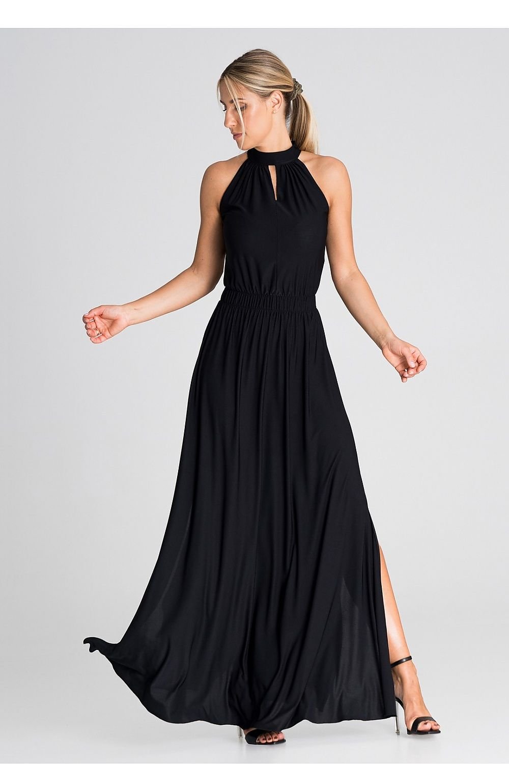 Sleeveless Cocktail Maxi Dress