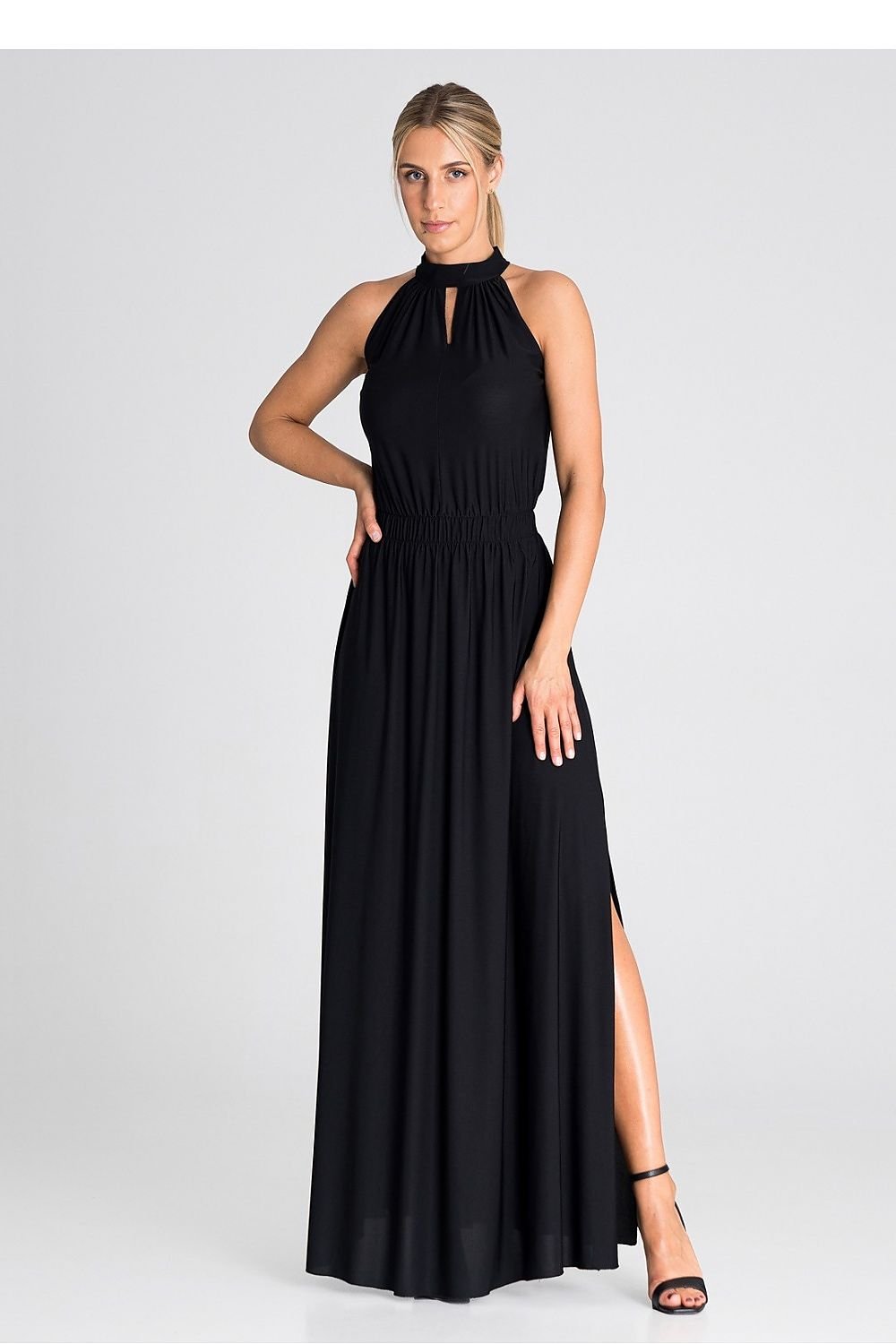 Sleeveless Cocktail Maxi Dress