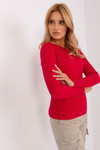 Ribbed Knit Fitted Jumper