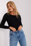 Ribbed Knit Fitted Jumper
