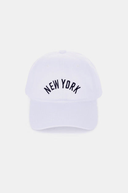 Embroidered City Baseball Cap