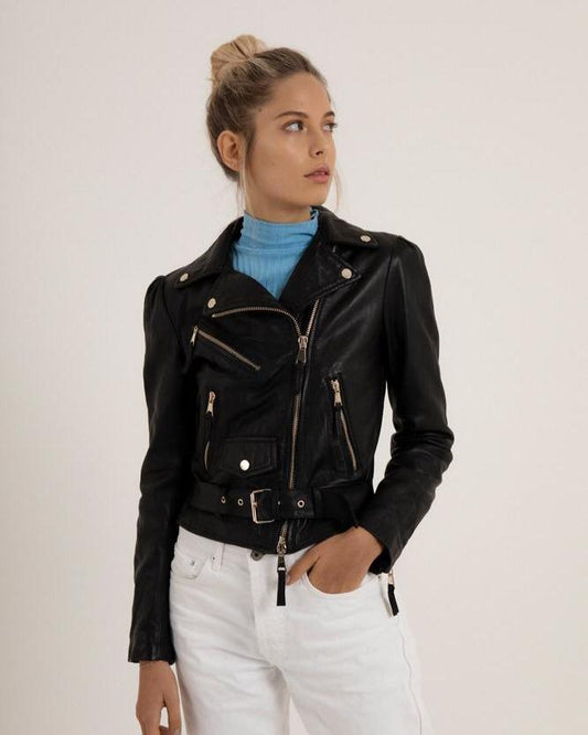 Belt Biker Vest Jacket