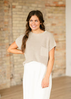 Danya Knit Sweater Set Top + Skirt