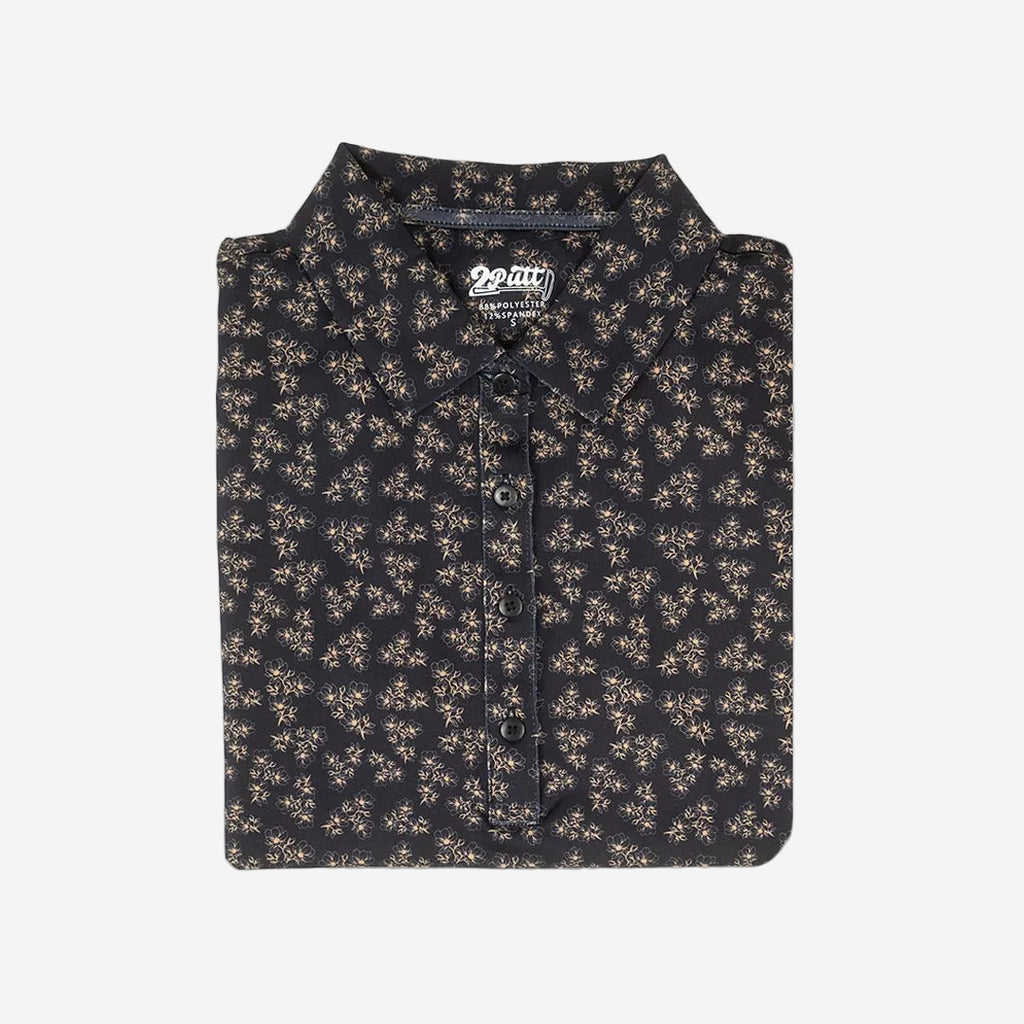 Dark Floral Women's (Sleeveless) Polos