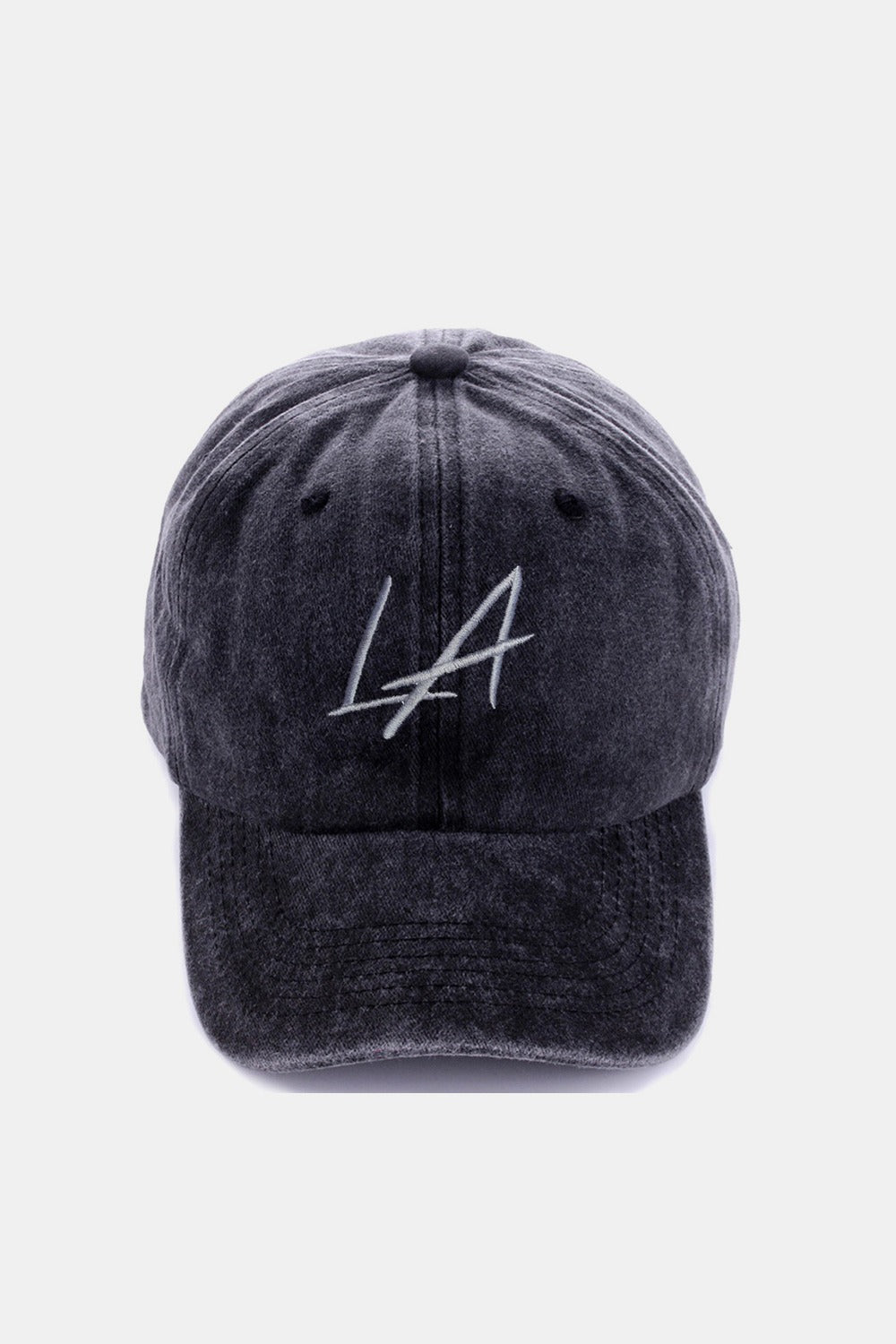 City Embroidered Washed Baseball Cap