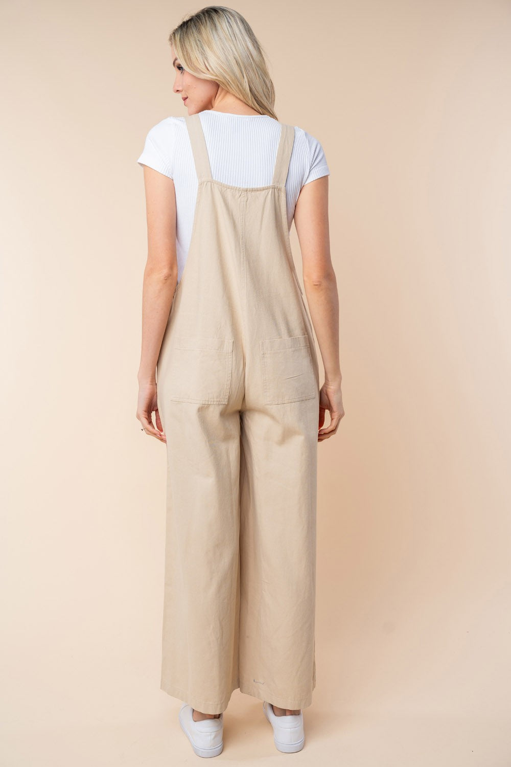 Wide Leg Cotton Jumpsuit