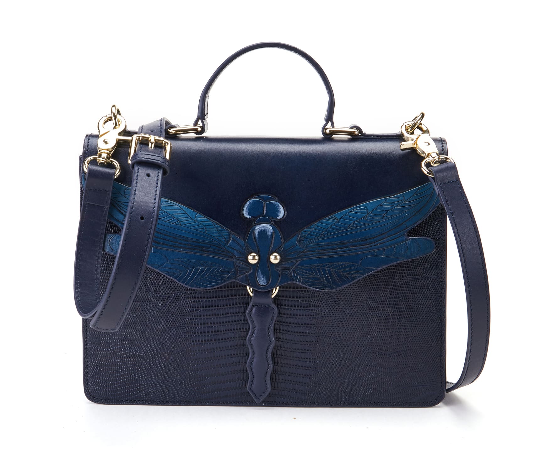Bellorita Dragonfly Blue Top Handle
