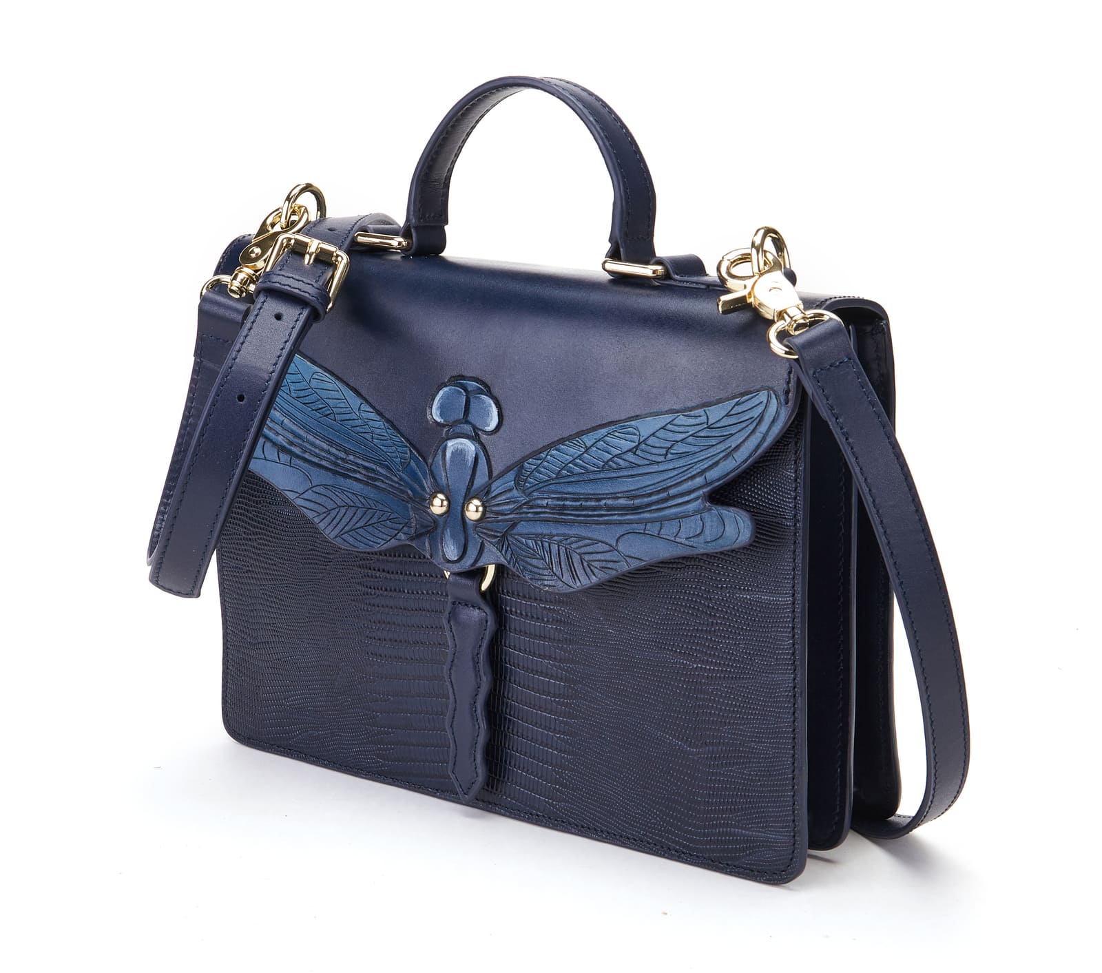 Bellorita Dragonfly Blue Top Handle