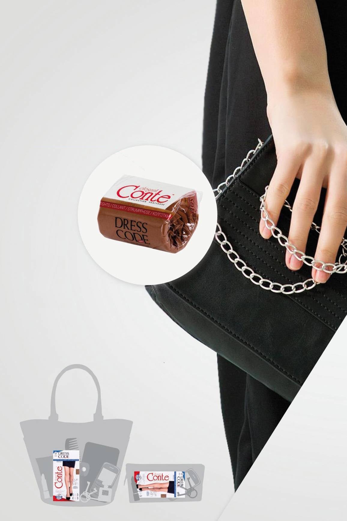 Tights Conte Dress Code 40 Den | Second Skin Effect