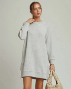 Umgee Side Crochet Zipper Detailed Dress