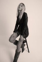 Anna Basic Blazer Black
