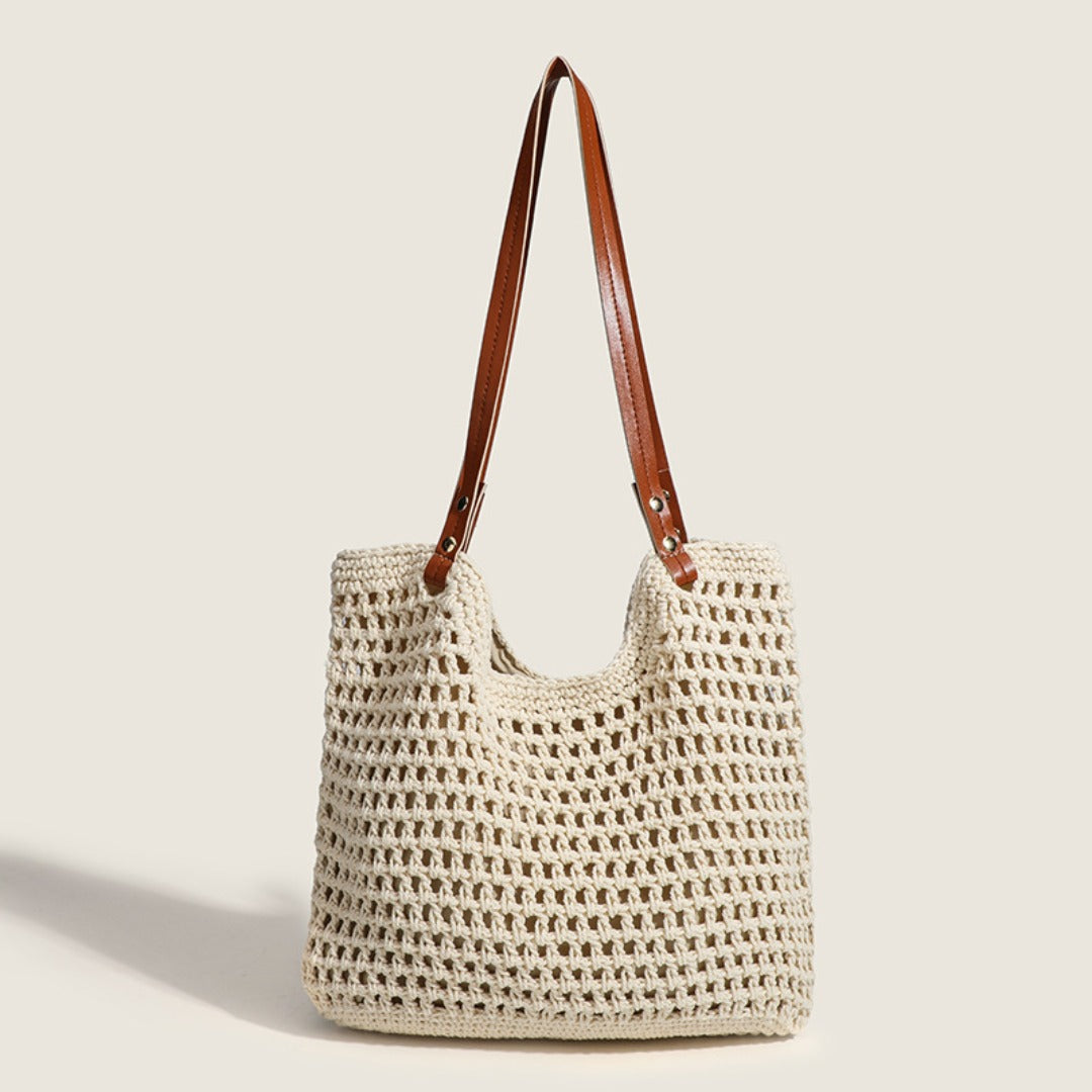 Hand-Woven Beach Hobo Bag
