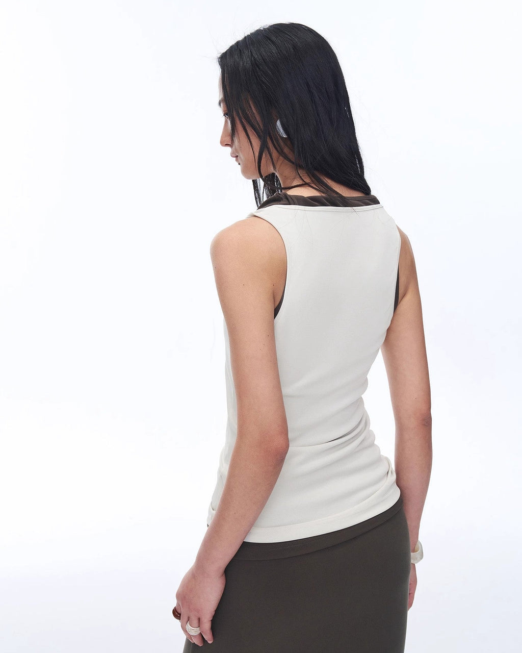 'Early Summer Jet Lag' Casual Tight-Fitting Multi-Collar Camisole