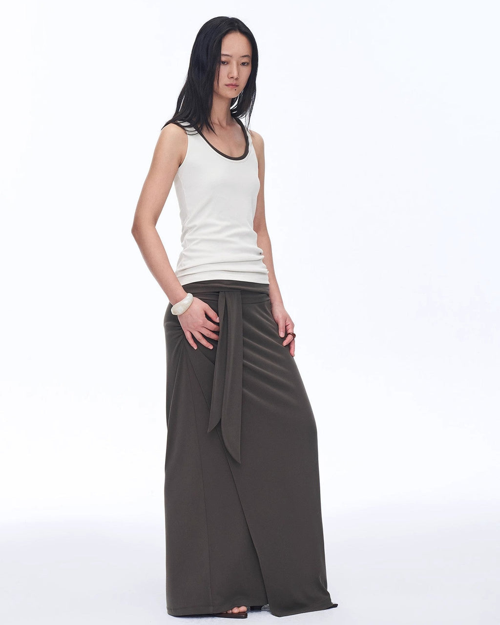 'Early Summer Jet Lag' Casual Tight-Fitting Multi-Collar Camisole