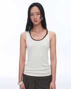 'Early Summer Jet Lag' Casual Tight-Fitting Multi-Collar Camisole
