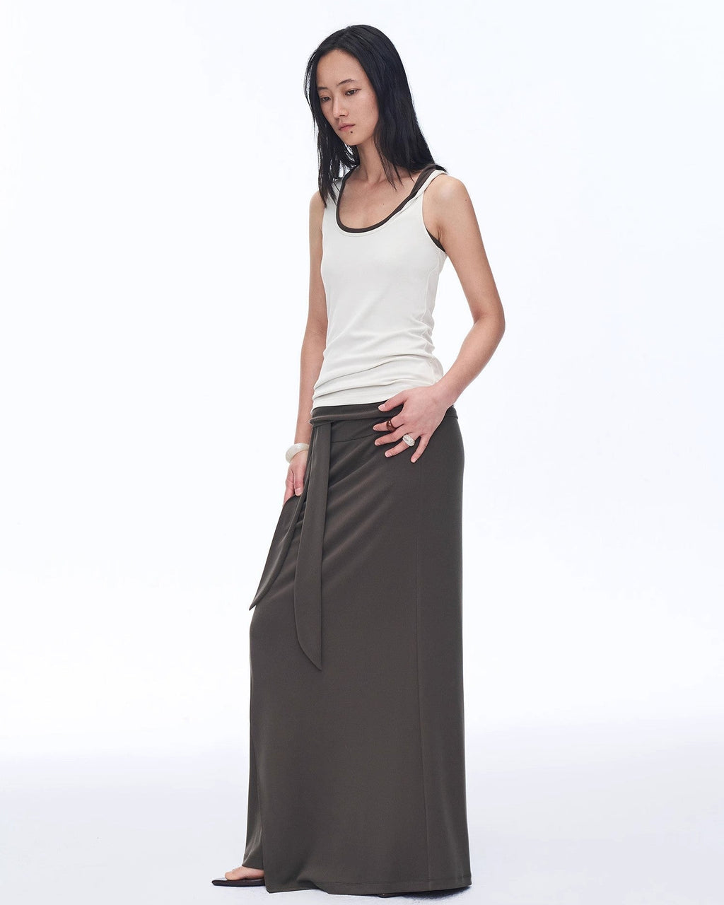 'Early Summer Jet Lag' Casual Tight-Fitting Multi-Collar Camisole