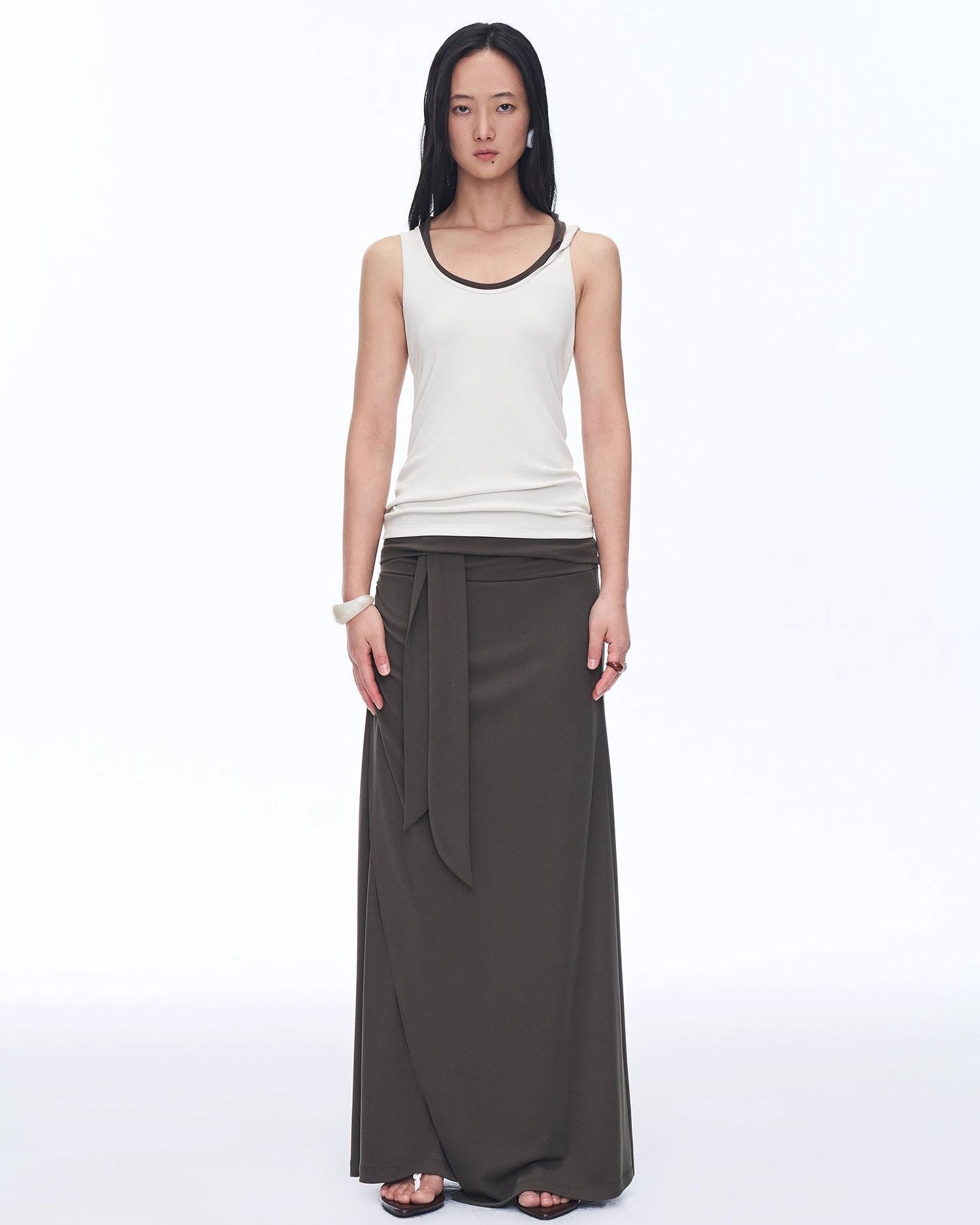 'Early Summer Jet Lag' Casual Tight-Fitting Multi-Collar Camisole