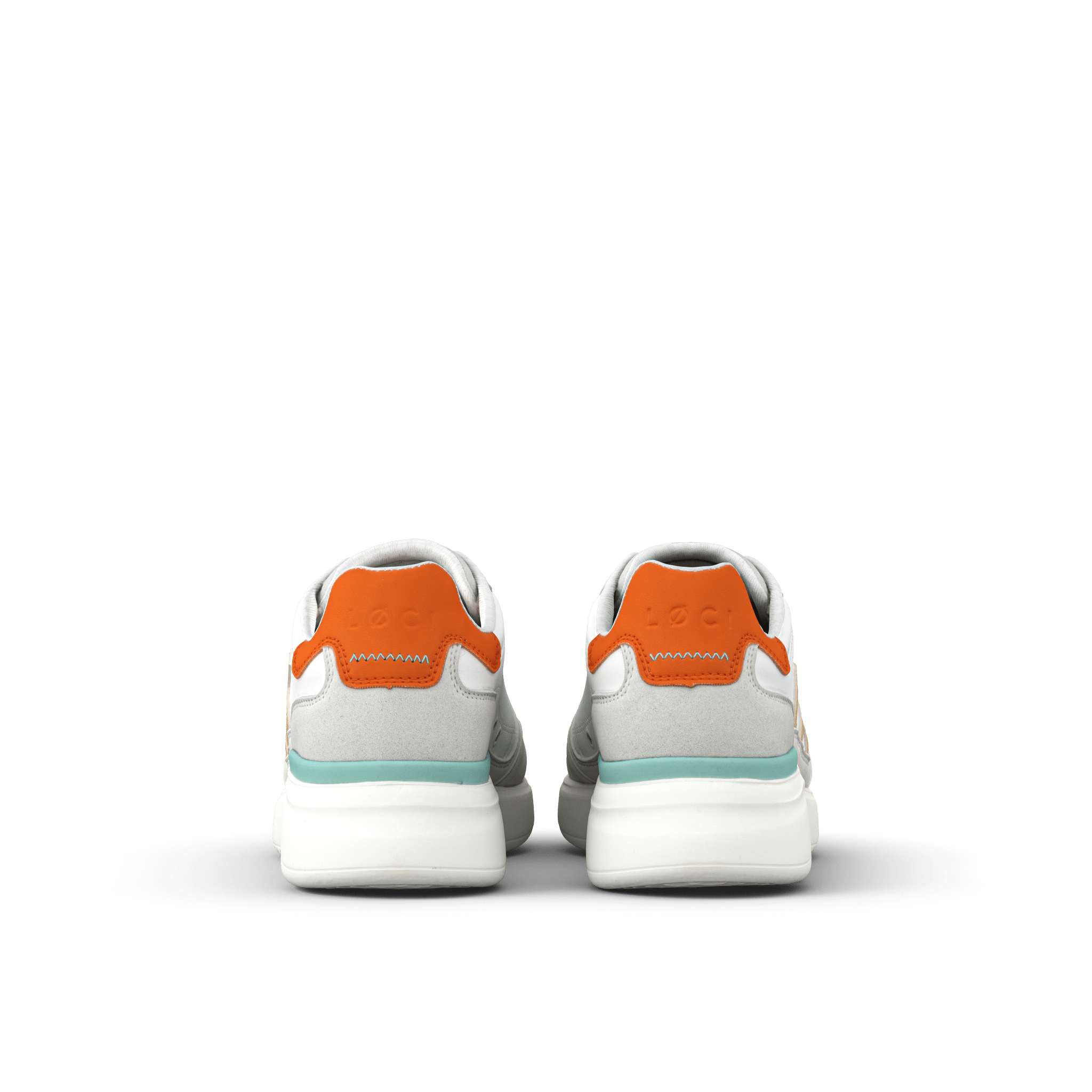 ECHO Sneaker | White & Orange
