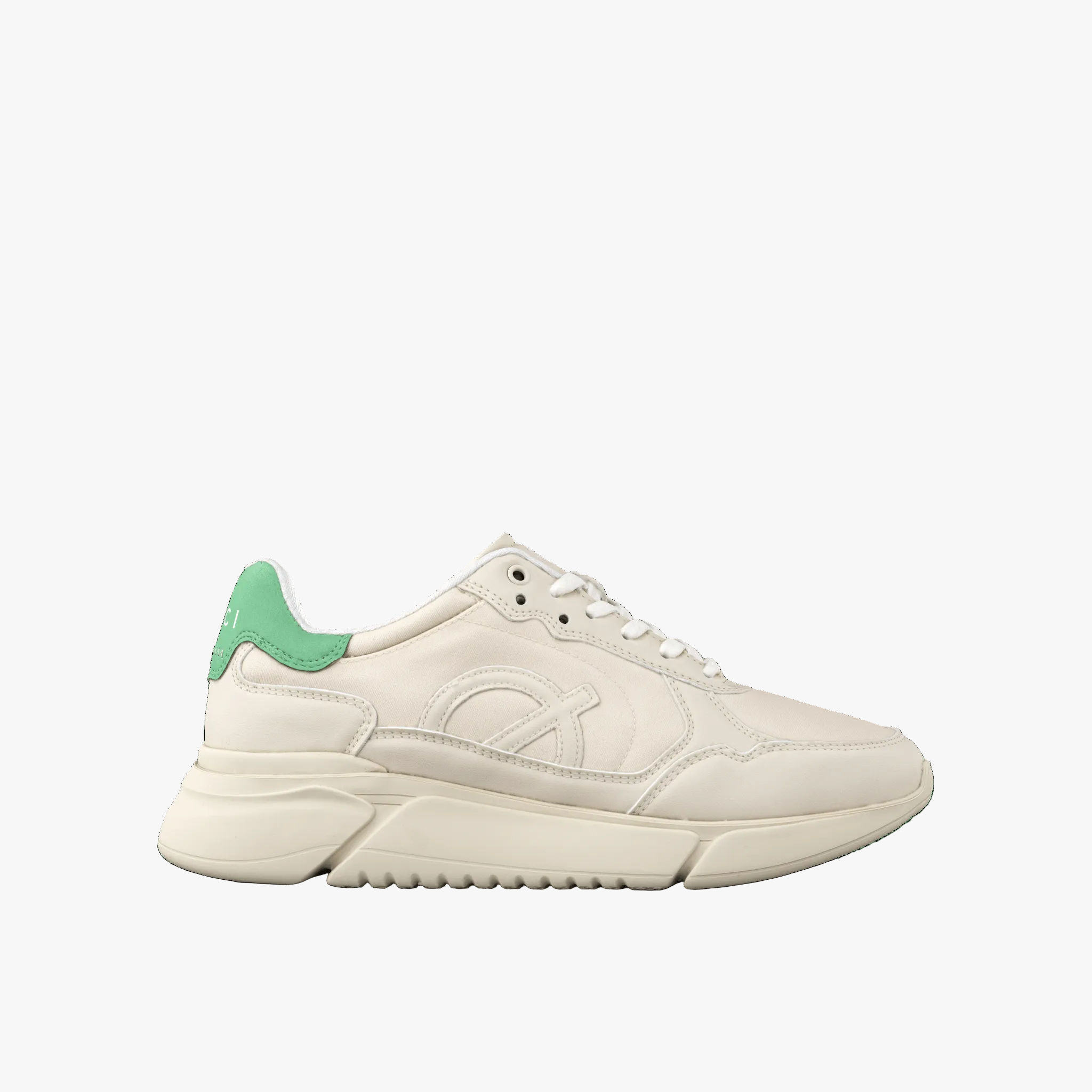 ECHO Sneaker | Beige & Green
