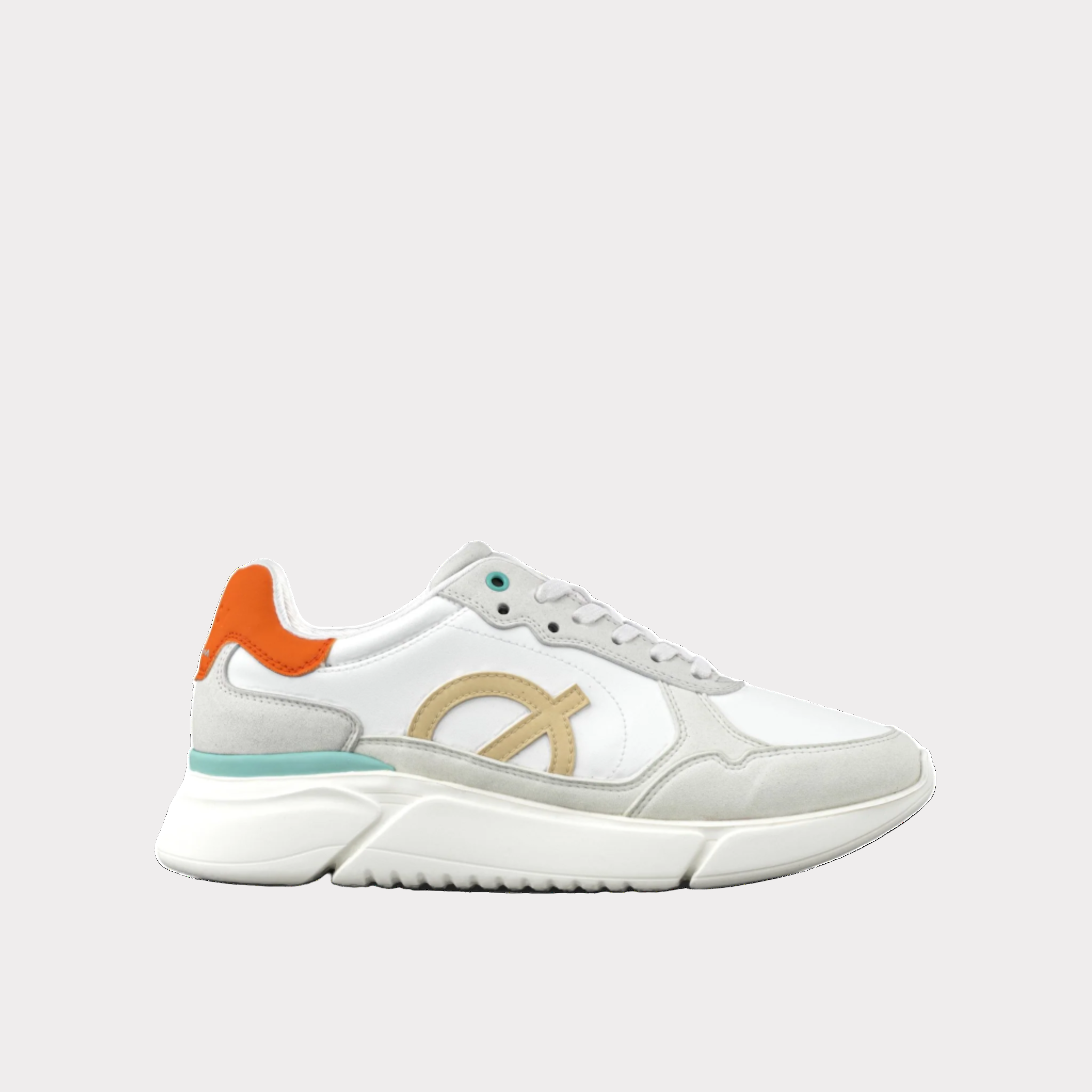 ECHO Sneaker | White & Orange