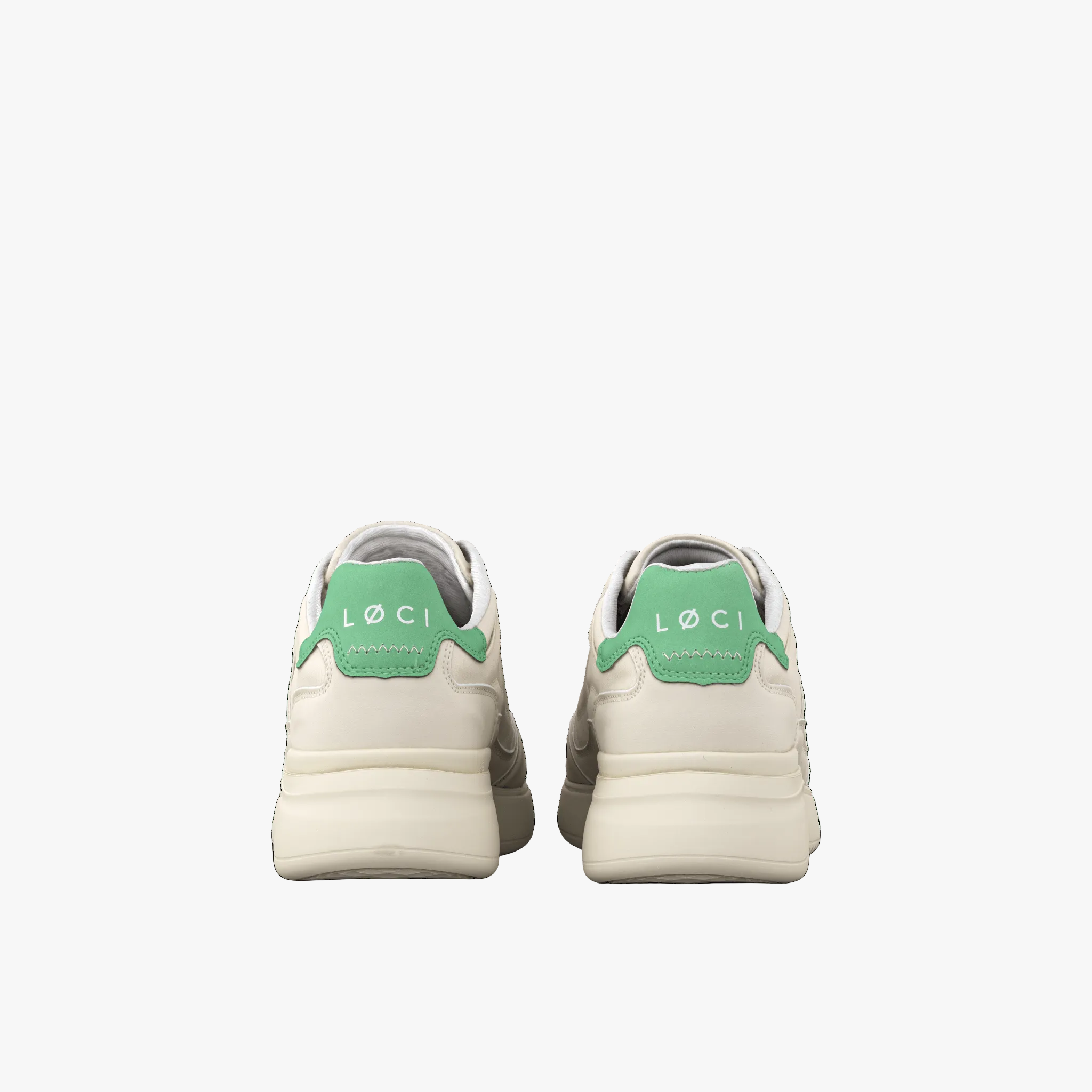 ECHO Sneaker | Beige & Green