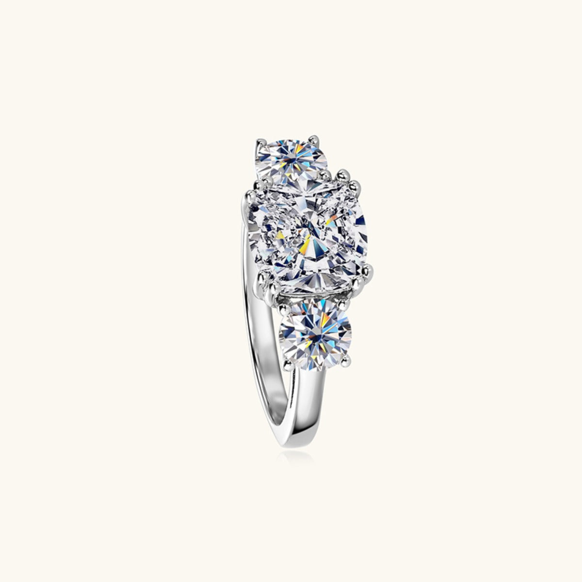 Moissanite Engagement Ring