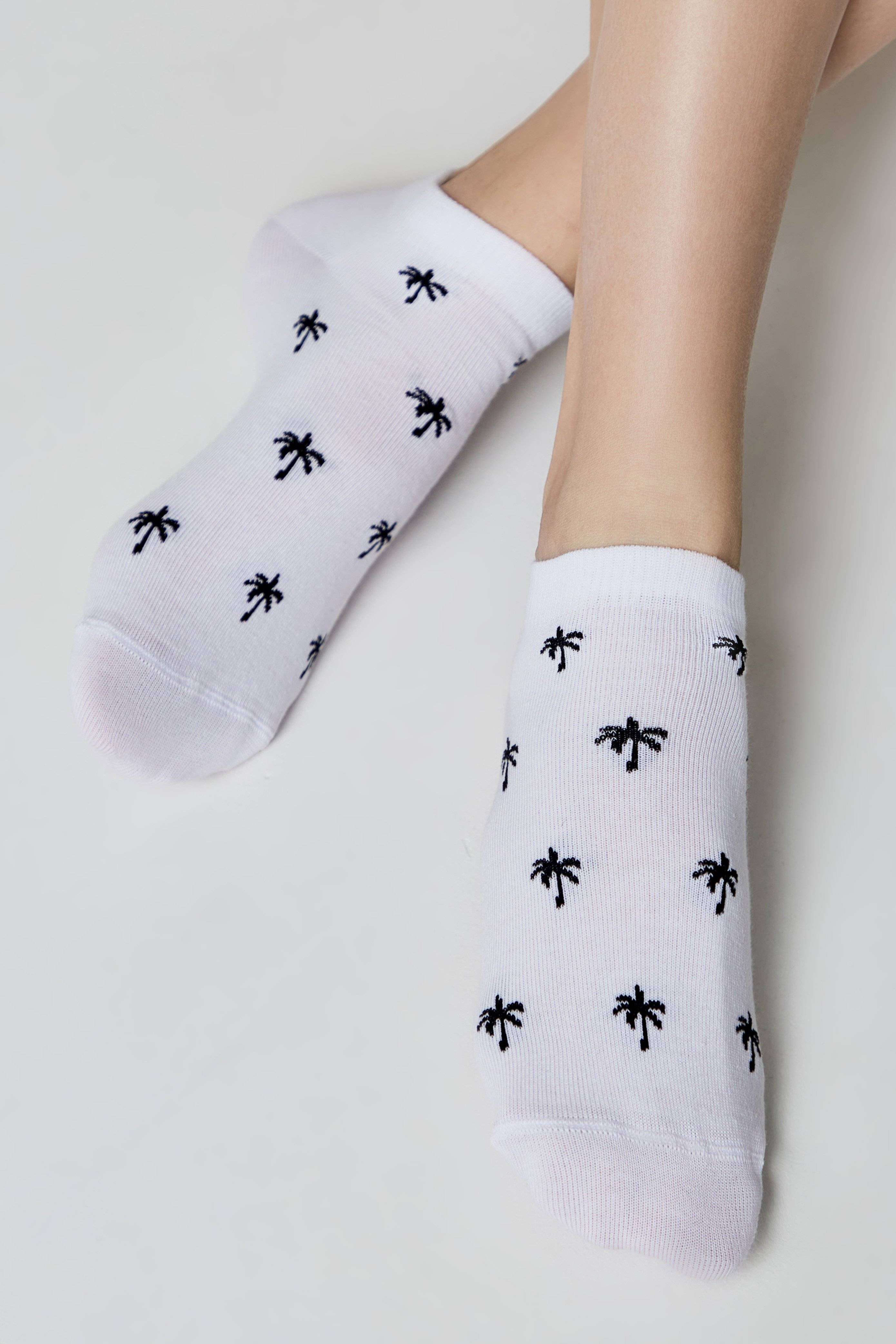 Cotton Ankle Socks Conte Active Palm Trees 589