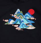 Mountains Embroidery Hoodie | KH9232