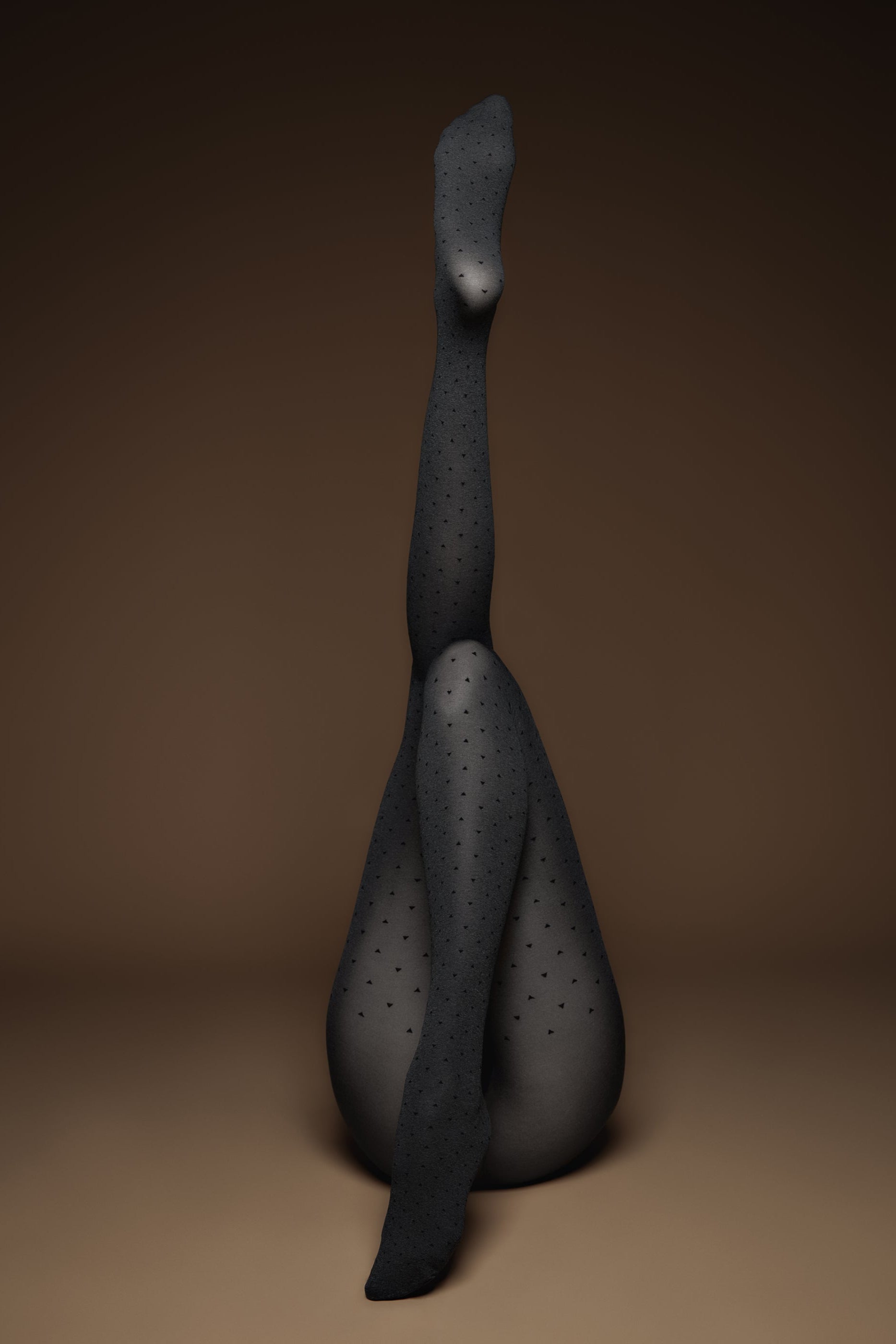 Conte Effect Fantasy Tights | Melange Triangle