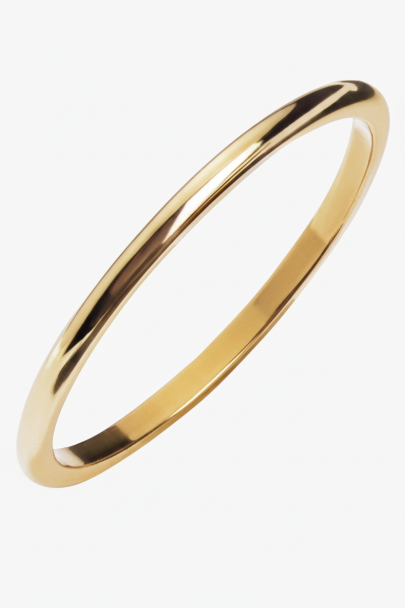 Domed Ring 1mm by Eklexic