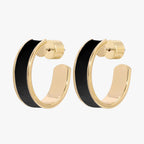 3/4" Enamel Hoops by Eklexic