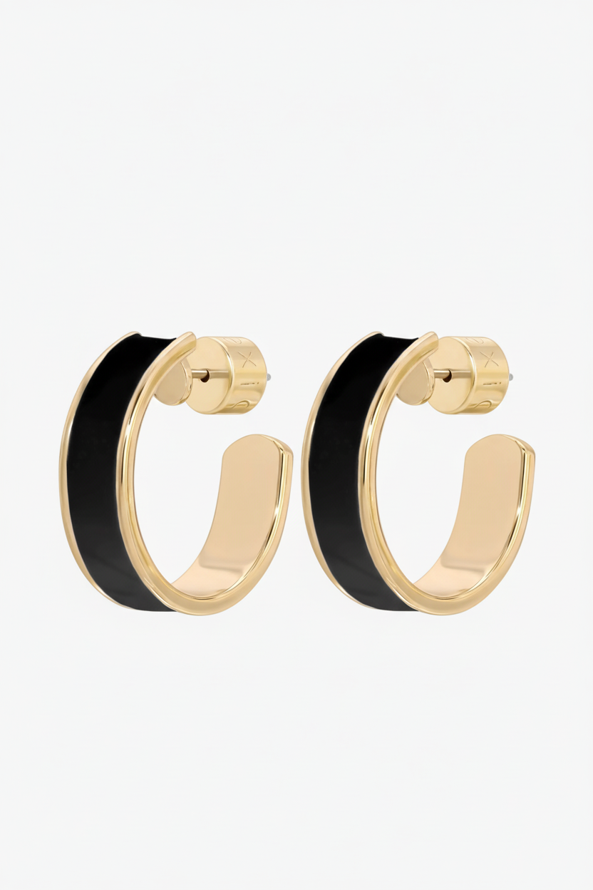 3/4" Enamel Hoops by Eklexic