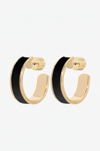 3/4" Enamel Hoops by Eklexic