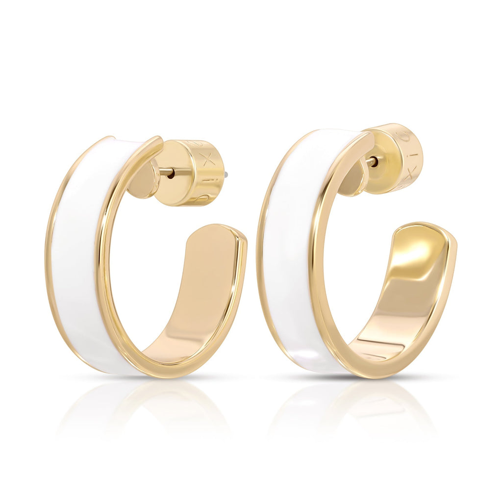 3/4" Enamel Hoops by Eklexic